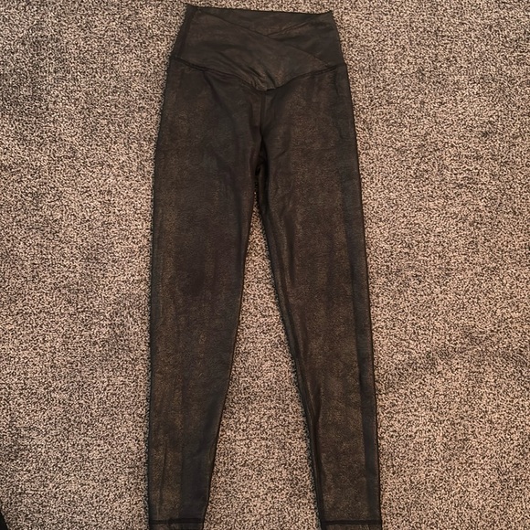 Offline by aerie leggings in faux leather black - Picture 1 of 4